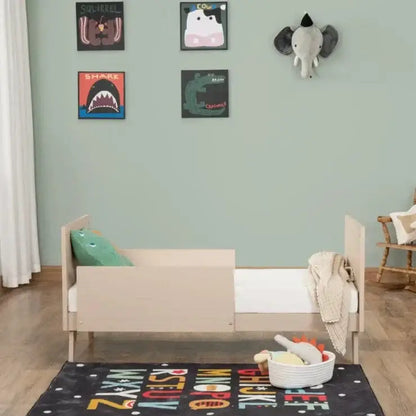 Babymore Dante Mini Cot Bed - Natural BabyMore