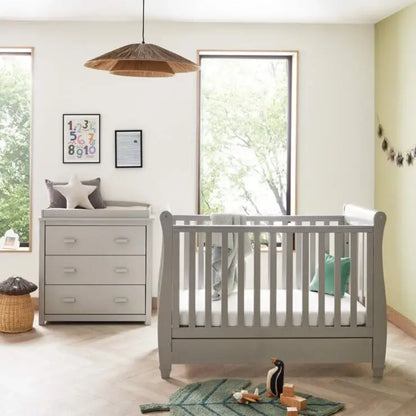 Babymore Eva 2 Piece Nursery Furniture Set - Grey