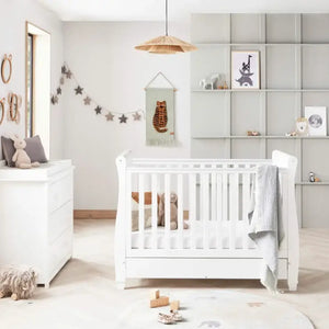 Babymore Eva 2 Piece Nursery Furniture Set - White