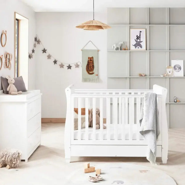 Babymore Eva 2 Piece Nursery Furniture Set - White