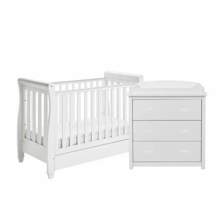 Babymore Eva 2 Piece Nursery Furniture Set - White
