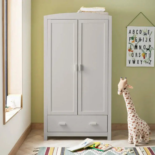 Babymore Eva 3 Piece Nursery Furniture Set - Grey