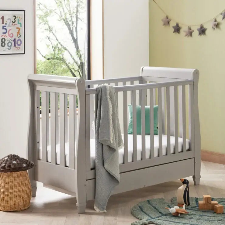 Babymore Eva 3 Piece Nursery Furniture Set - Grey