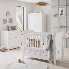 Babymore Eva 3 Piece Nursery Furniture Set - White