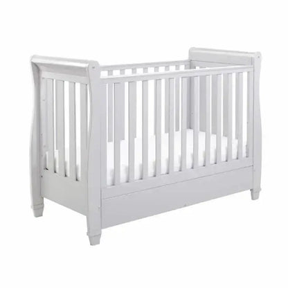 Babymore Eva Sleigh Drop sided Cot Bed - Grey Babymore