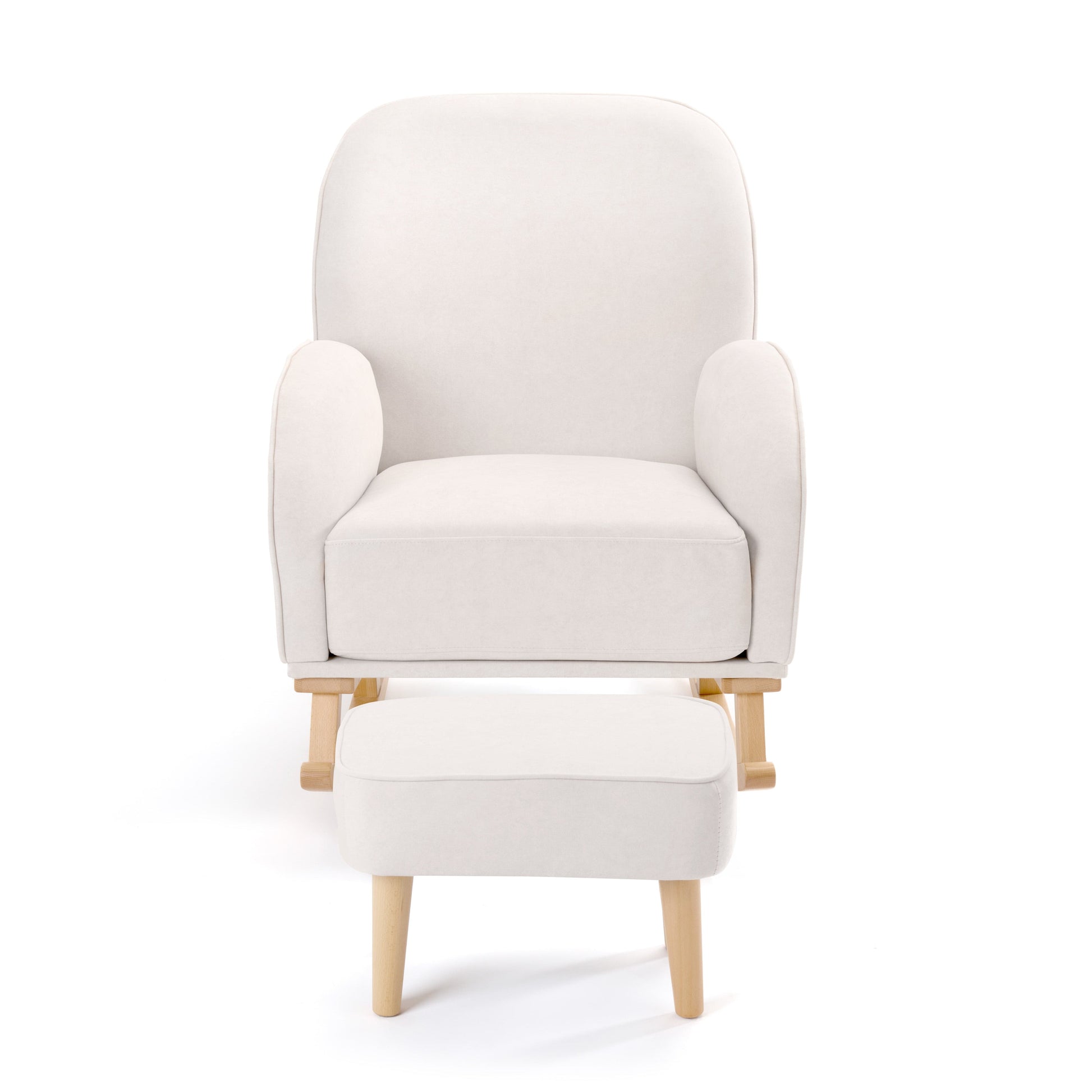 Babymore Freya Cream Nursery Chair & Stool  Babymore   