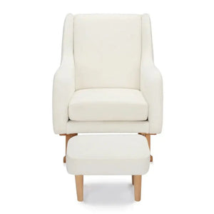 Babymore Ida Nursery Chair & Foot Stool - Boucle BabyMore