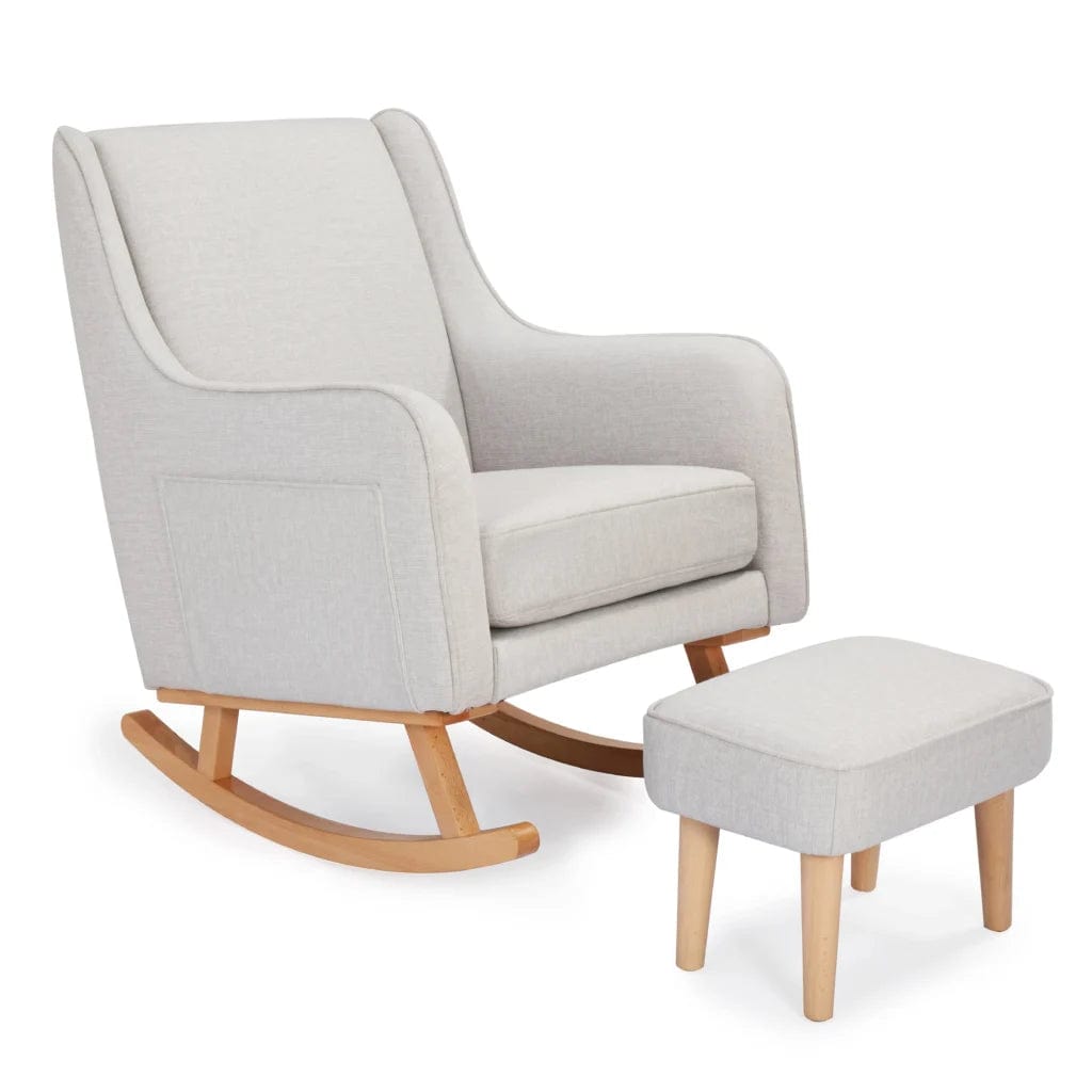 Babymore Ida Nursery Chair & Foot Stool - Cashmere BabyMore