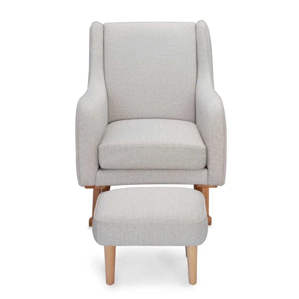 Babymore Ida Nursery Chair & Foot Stool - Cashmere BabyMore