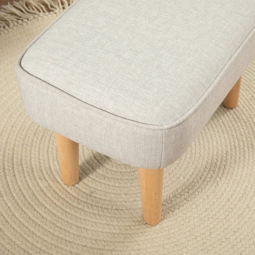 Babymore Ida Nursery Chair & Foot Stool - Cashmere BabyMore