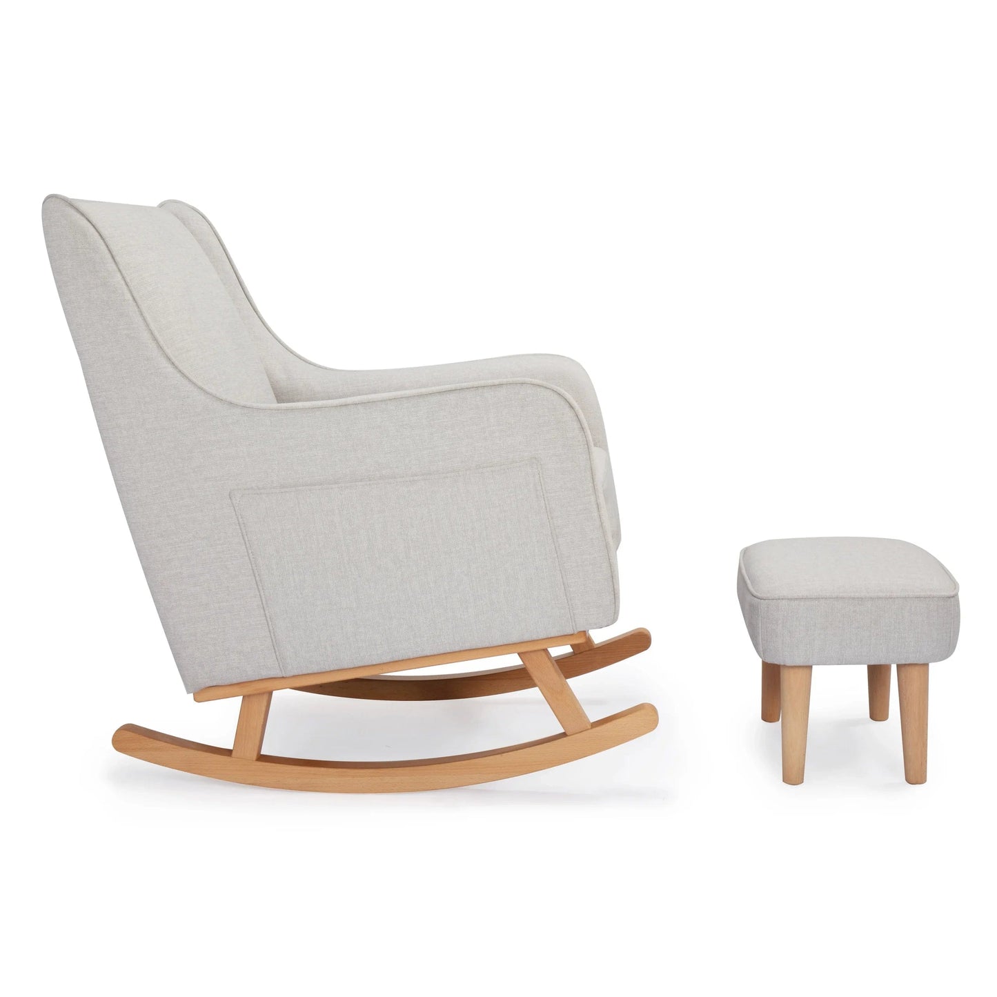 Babymore Ida Nursery Chair & Foot Stool - Cashmere BabyMore