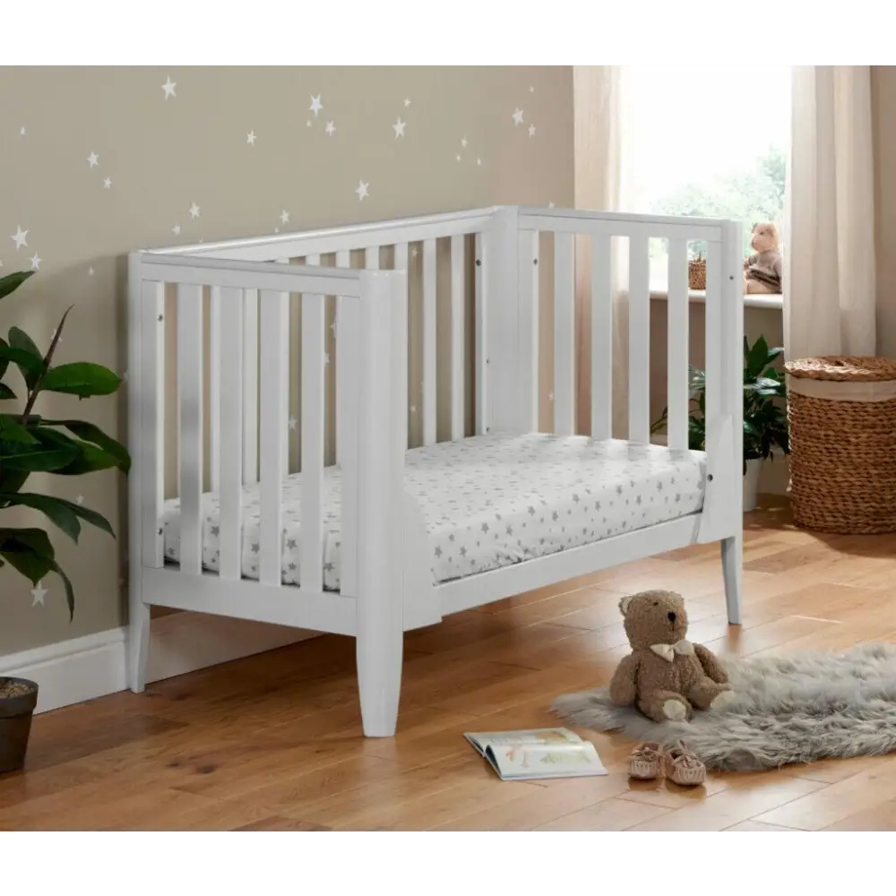 Babymore Iris Cot Bed - White  Babymore   