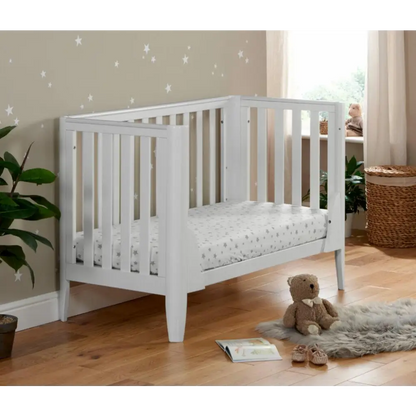 Babymore Iris Cot Bed - White  Babymore   
