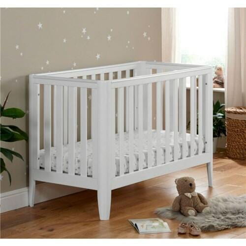 Babymore Iris Cot Bed - White  Babymore   