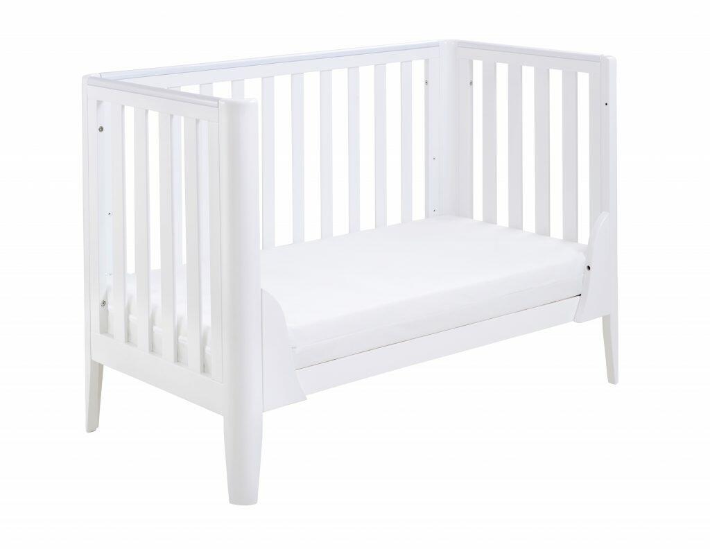 Babymore Iris Cot Bed - White  Babymore   