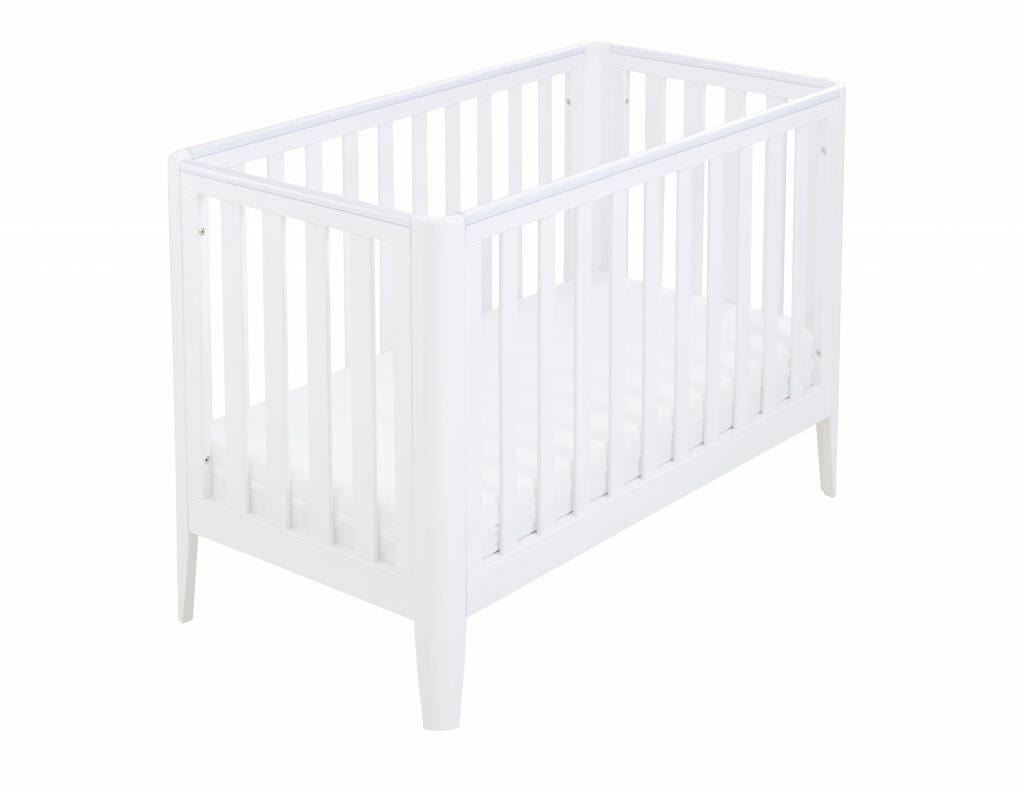 Babymore Iris Cot Bed - White  Babymore   