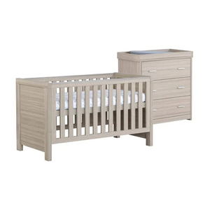 Babymore Luno 2 Piece Nursery Room Set - Oak  Babymore   