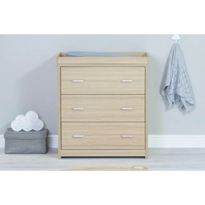 Babymore Luno 3 Piece Nursery Room Set - Oak  Babymore   