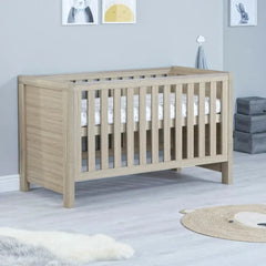 Babymore Luno Oak Cot Bed Babymore