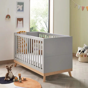 Babymore Mona Grey Cot Bed BabyMore