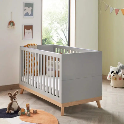 Babymore Mona Grey Cot Bed BabyMore