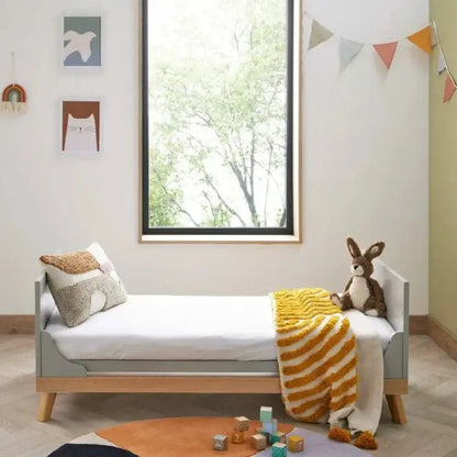 Babymore Mona Grey Cot Bed BabyMore
