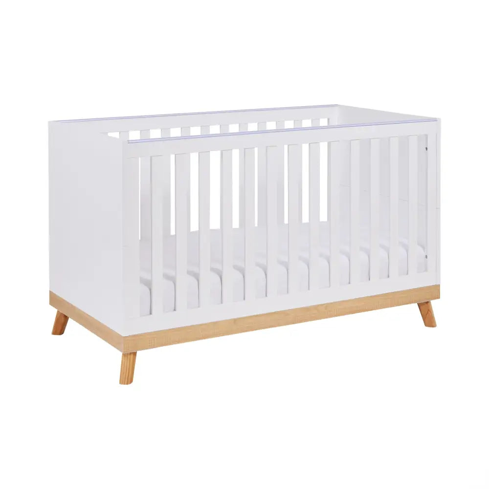 Babymore Mona White Cot Bed BabyMore