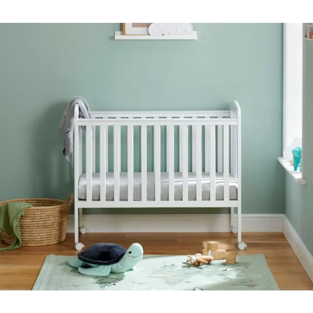 Babymore Space Saver Cot - White  Babymore   