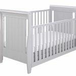 Babymore Stella Grey Cot Bed - Dropside  Babymore   