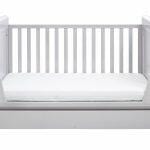 Babymore Stella Grey Cot Bed - Dropside  Babymore   