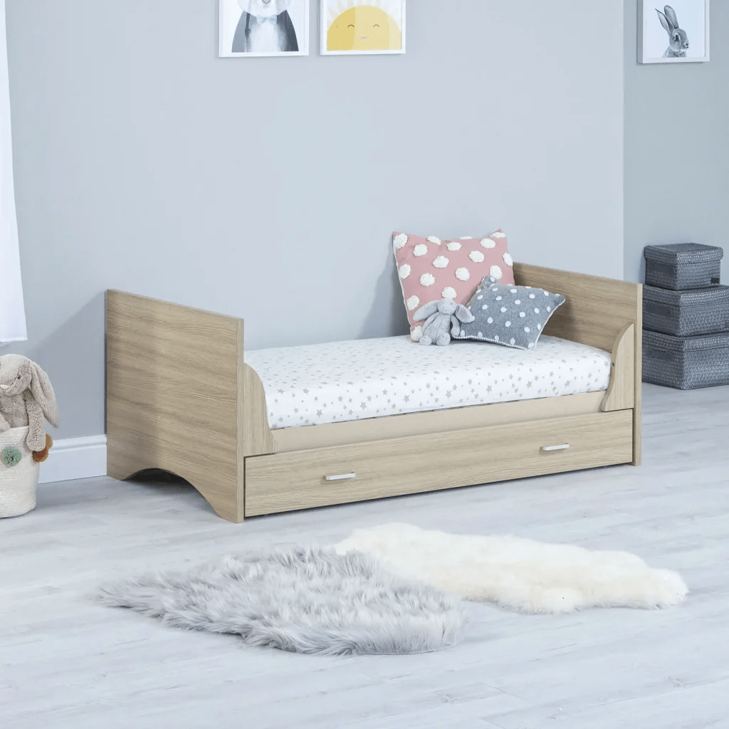 Babymore Veni 2 Piece Nursery Room Set - Oak  Babymore   