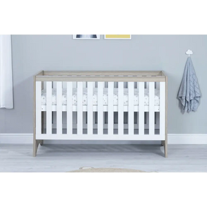 Babymore Veni 2 Piece Nursery Room Set - Oak White Babymore