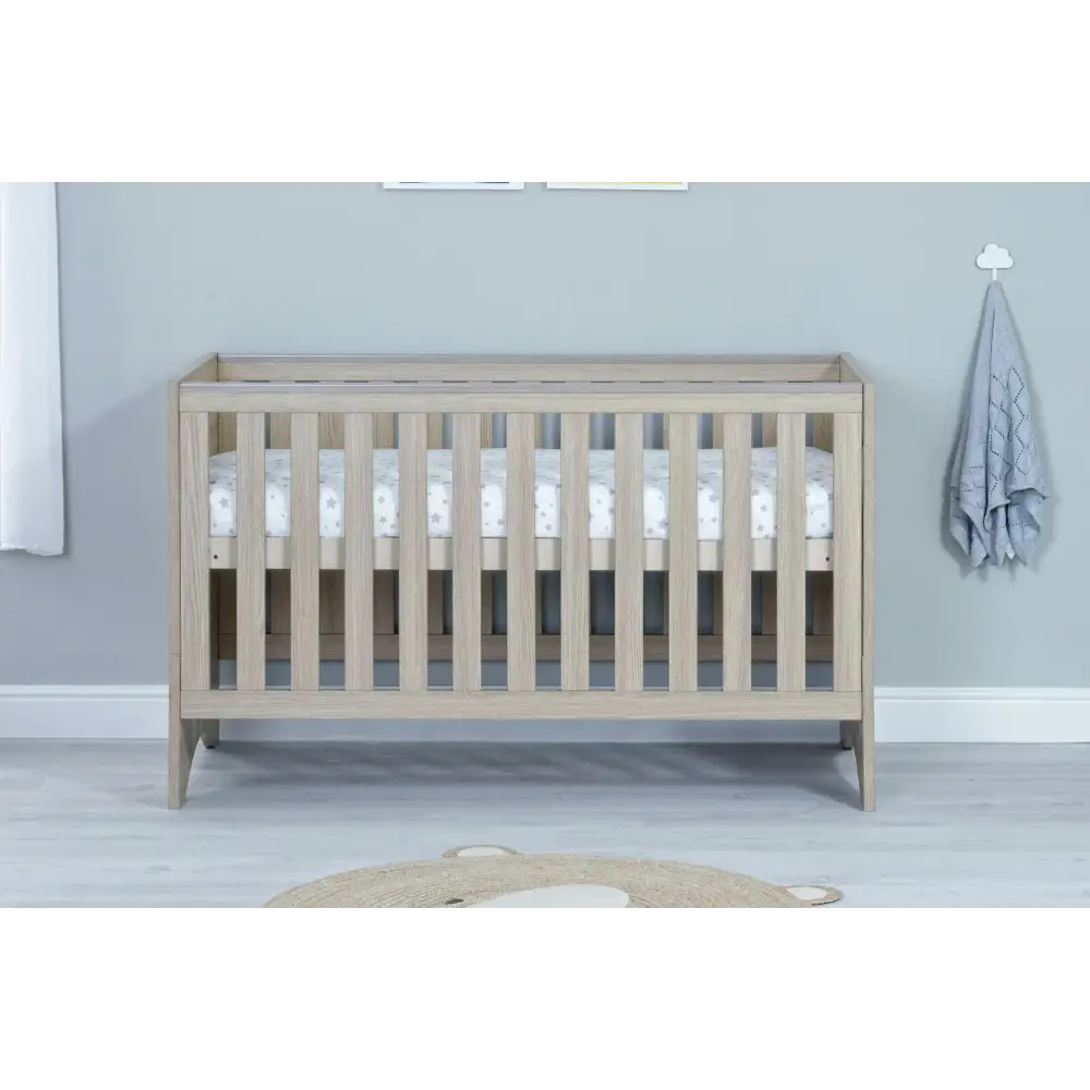 Babymore Veni 3 Piece Nursery Room Set - Oak Babymore