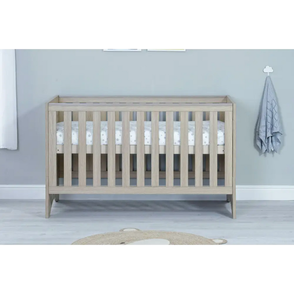 Babymore Veni 3 Piece Nursery Room Set - Oak Babymore