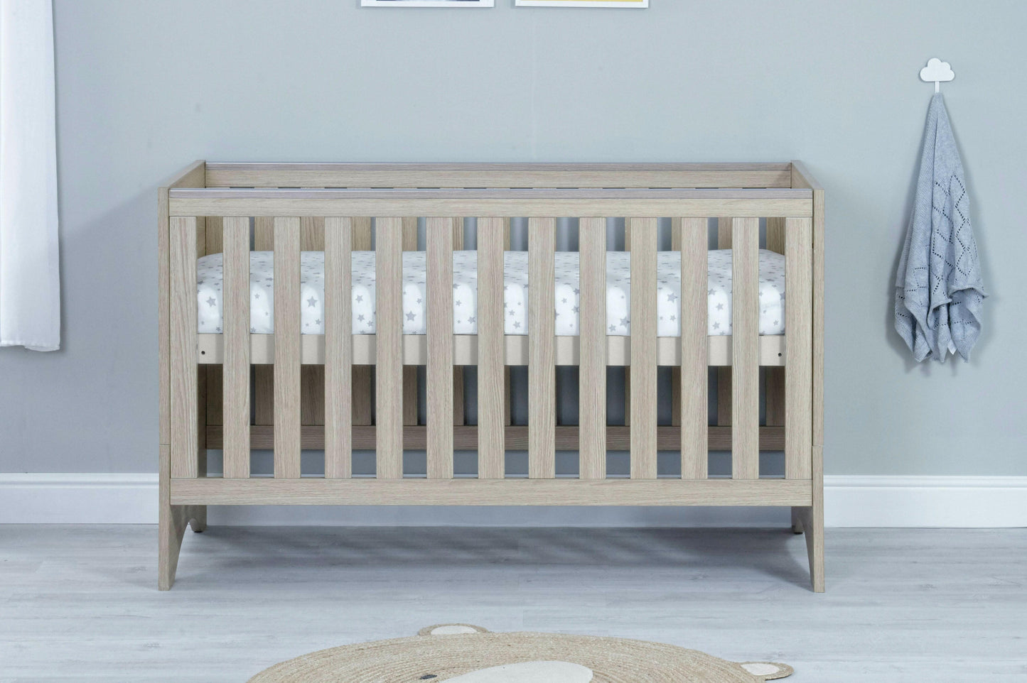 Babymore Veni 3 Piece Nursery Room Set - Oak  Babymore   