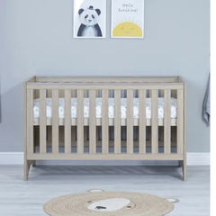 Babymore Veni Oak Cot Bed