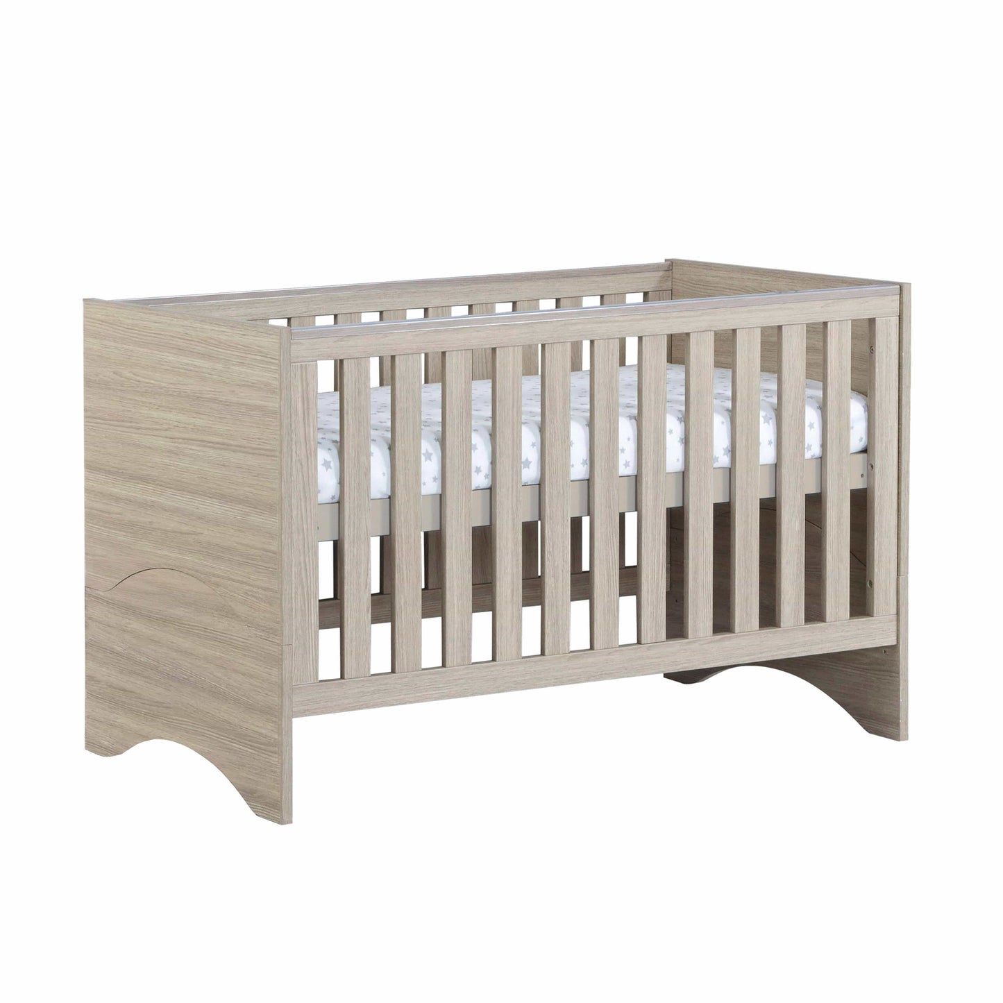 Babymore Veni Oak Cot Bed  Babymore   