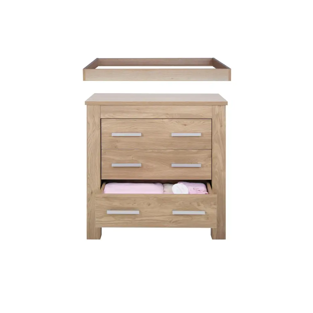 BabyStyle Bordeaux 3 Piece Nursery Furniture Room Set + Free Sprung Mattress BabyStyle