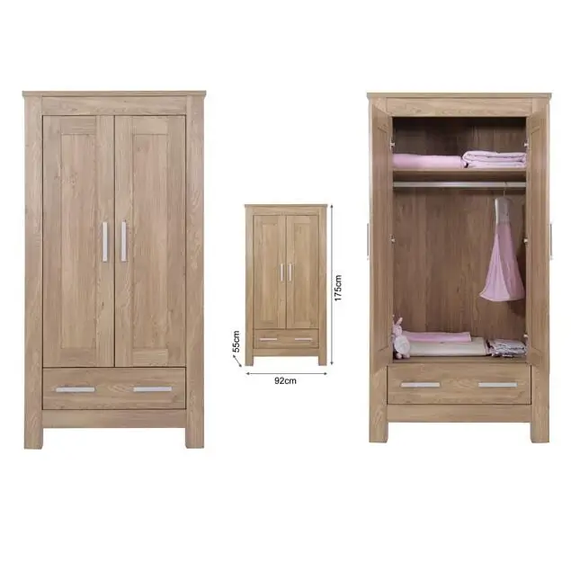 BabyStyle Bordeaux 3 Piece Nursery Furniture Room Set + Free Sprung Mattress  BabyStyle   