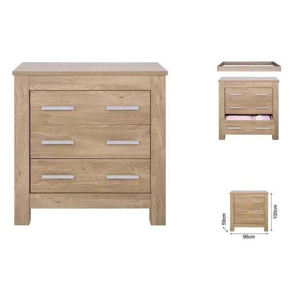 BabyStyle Bordeaux Oak 2 Piece Nursery Furniture Room Set  BabyStyle   