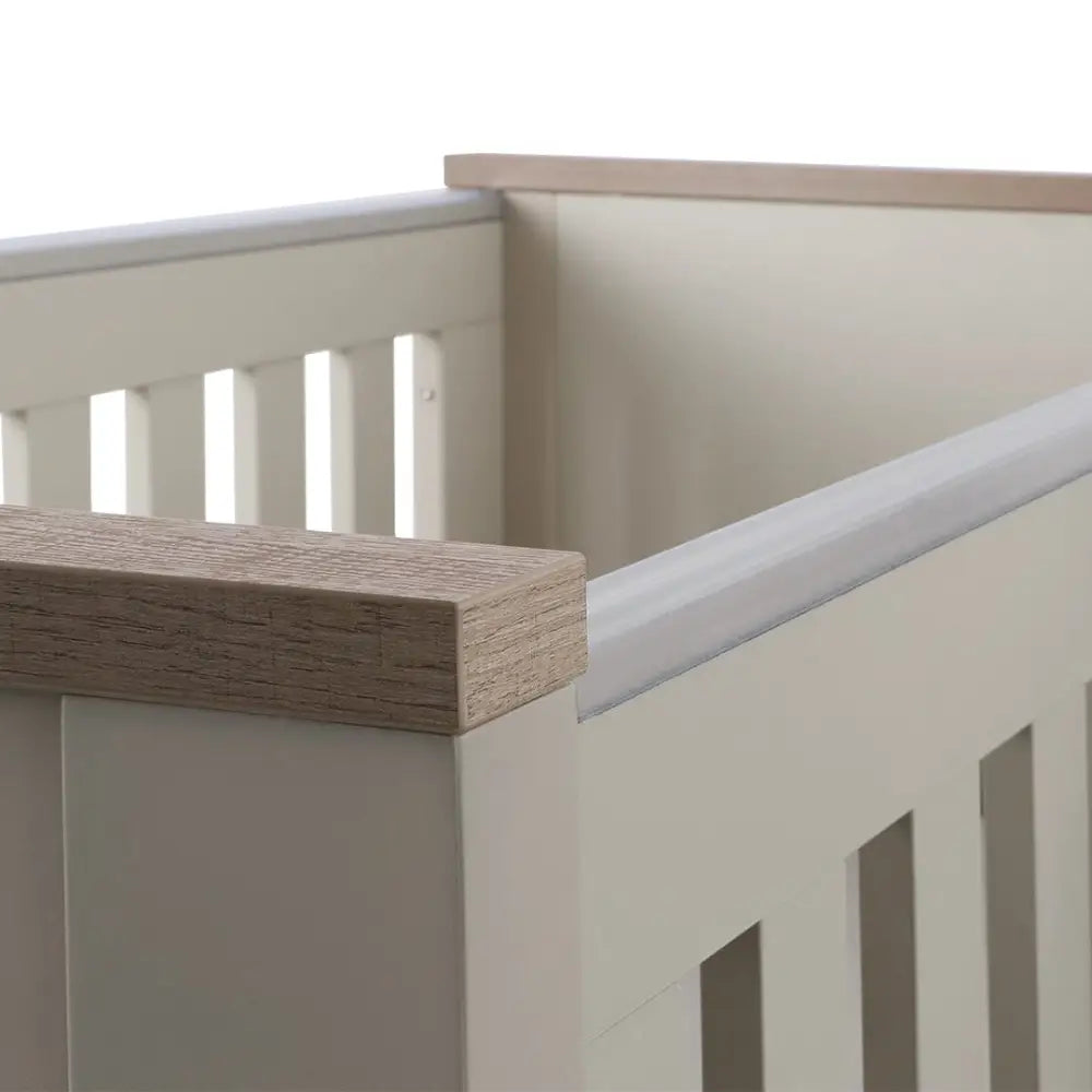 BabyStyle Bordeaux Oatmeal 3 Piece Nursery Furniture Room Set + Free Sprung Mattress BabyStyle