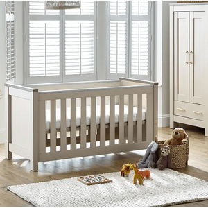 BabyStyle Bordeaux Oatmeal 3 Piece Nursery Furniture Room Set + Free Sprung Mattress BabyStyle