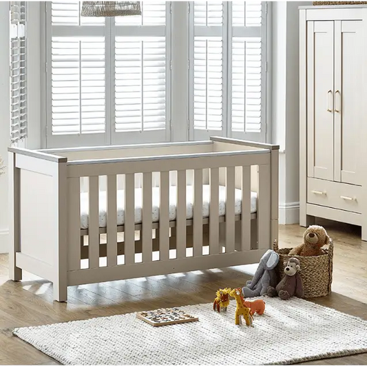 BabyStyle Bordeaux Oatmeal Cot Bed BabyStyle