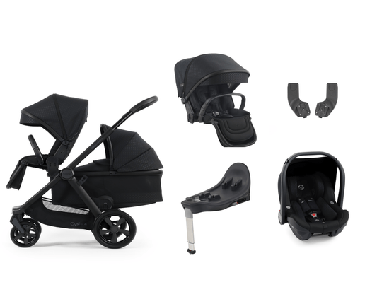 Babystyle Oyster 4 Tandem Bundle 7 Piece - Raven General BabyStyle