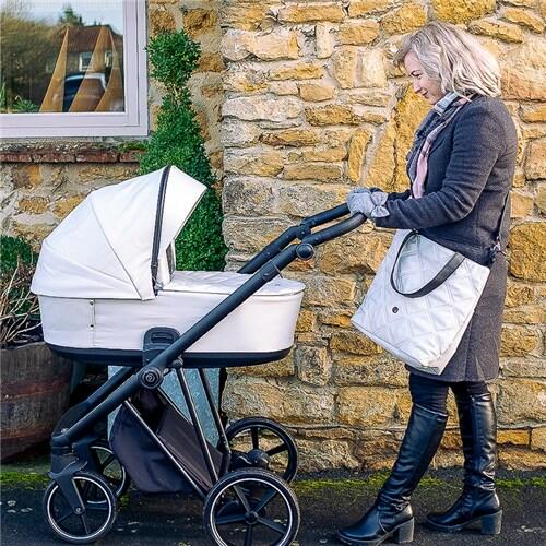 Babystyle Prestige Vogue Ivory 3 in 1 Travel System With Car Seat  BabyStyle   