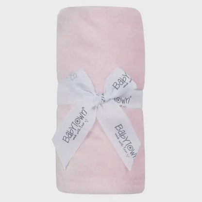 Babytown Pink Plush Baby Blanket General Baby Town