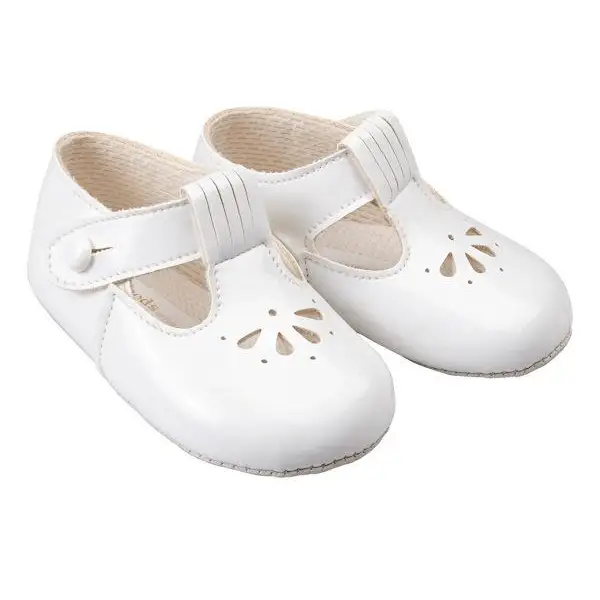 Baypod Soft Soled Classic White Shoes Baypods 12-18m