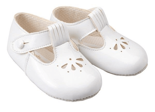 Baypod Soft Soled Classic White Shoes  Baypods 12-18m  