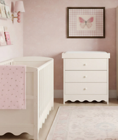 Bebe & Beyond Dancer 2 Piece Nursery Furniture Set - Cashmere