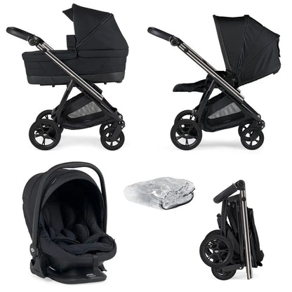 Bebecar Bib 3 in 1 Travel System - Black General Bebecar